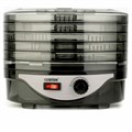 Сушилка для овощей CENTEK CT-1658, объём 4 л, 270 Вт, 5 поддонов, механическое управление, черная 457606