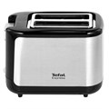 Тостер TEFAL TT365031, 850 Вт, 2 тоста, 7 режимов, механическое управление, металл/пластик, серебристый/черный, 7211002582 456499