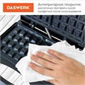 Электровафельница антипригарная для венских и бельгийских вафель, 2 вафли, 750 Вт, DASWERK, WM-4, 455651 455651