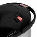 Термопот SONNEN TP-38, 4 л, 900 Вт, 1 температурный режим, 3 режима подачи воды, сталь, черный/серебро, 456710 456710