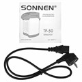 Термопот SONNEN TP-50, 5 л, 900 Вт, 1 температурный режим, 3 режима подачи воды, сталь, белый/серебро, 456711 456711