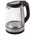 Чайник SCARLETT SC-EK27G19, 2,2 л, 2200 Вт, закрытый нагревательный элемент, стекло, черный 453674