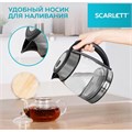 Чайник SCARLETT SC-EK27G54, 1,7 л, 1800 Вт, закрытый нагревательный элемент, стекло, стальной 457213