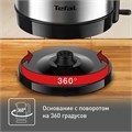 Чайник TEFAL KI150D30, 1,7 л, 2400 Вт, закрытый нагревательный элемент, сталь, серебристый, 7211001458 456505