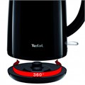 Чайник TEFAL KO260830, 1,7 л, 2150 Вт, закрытый нагревательный элемент, двойные стенки, пластик, черный, 7211002465 456512