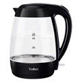 Чайник TEFAL KO450832, 1,7 л, 2400 Вт, закрытый нагревательный элемент, стекло, черный 456513