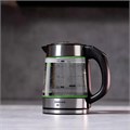 Чайник TIMBERK T-EK27G03, 1,7 л, 2200 Вт, закрытый нагревательный элемент, ТЕРМОРЕГУЛЯТОР, стекло, стальной 457220