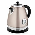 Чайник с термометром BRAYER BR1007, 1,7 л, 2200 Вт, закрытый нагревательный элемент, сталь, бежевый 456048