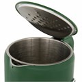 Чайник с терморегулятором и дисплеем, ДВОЙНЫЕ СТЕНКИ, SONNEN KT-8723EG, 1,7 л, 2200 Вт, изумрудный, 454689 454689