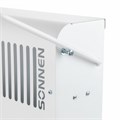 Обогреватель-конвектор SONNEN MINI-1500.2, 1500 Вт, вешалка, Х-образный нагревательный элемент, белый, сделано в России, 457631 457631