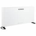 Обогреватель-конвектор SONNEN ONYX-2000.1, 2000 Вт, Х-образный нагревательный элемент, белый, сделано в России, 457630 457630
