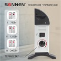 Обогреватель-конвектор SONNEN Y-01S, 2000 Вт, 3 режима работы, белый/черный, 455309 455309