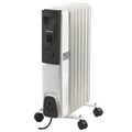 Обогреватель масляный SONNEN DFS-07, 1500 Вт, 7 секций, белый, 453498 453498