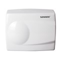 Сушилка для рук SONNEN HD-298, 1500 Вт, металлический корпус, антивандальная, белая, 604193 604193