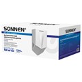 Сушилка для рук ВЫСОКОСКОРОСТНАЯ SONNEN K2022B, 1300 Вт, 150 м/с, IPX1, 72 дБ, белая, пластиковый корпус, 607192 607192