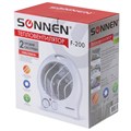 Тепловентилятор SONNEN F-200, 1000/2000 Вт, 2 режима работы, белый, 453493 453493