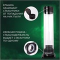 Стаканодержатель SONNEN BL-70, 70 стаканов, на винтах, черный, 455001 455001