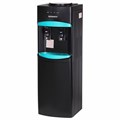 Кулер для воды SONNEN FSC-02W TURBO напольный, ТУРБОНАГРЕВ/ОХЛАЖДЕНИЕ КОМПРЕССОРНОЕ, шкаф, 2 крана, черный, 456171 456171