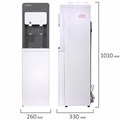 Кулер для воды SONNEN FSC-03AF, напольный, НАГРЕВ/ОХЛАЖДЕНИЕ КОМПРЕССОР, холодильник, 2 крана, 455418 455418