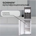 Кулер для воды SONNEN FSC-03AF, напольный, НАГРЕВ/ОХЛАЖДЕНИЕ КОМПРЕССОР, холодильник, 2 крана, 455418 455418