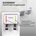 Кулер для воды SONNEN FSE-02BW, напольный, нагрев/охлаждение, НИЖНЯЯ ЗАГРУЗКА, 2 крана, белый, 456170 456170