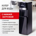 Кулер для воды SONNEN FSE-03B, напольный, нагрев/охлаждение, НИЖНЯЯ ЗАГРУЗКА, 3 крана, черный, 454998 454998