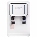 Кулер для воды SONNEN TSE-02W, настольный, НАГРЕВ/ОХЛАЖДЕНИЕ ЭЛЕКТРОННОЕ, 2 крана, белый, 456173 456173