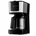 Кофеварка капельная BRAYER BR1125, 900 Вт, объем 1,25 л, LED-дисплей, термокружка в ПОДАРОК, черная 456901
