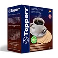 Фильтр TOPPERR №4 для кофеварок, бумажный, неотбеленный, 300 штук, 3047 456422