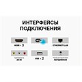 Телевизор JVC LT-43M697, 43" (109 см), 1920x1080, FullHD, 16:9, SmartTV, Wi-Fi, безрамочный, черный 456144