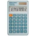 Калькулятор карманный BRAUBERG CX-102C-BL (76x126 мм), 12 разрядов, двойное питание, ГОЛУБОЙ, 272649 272649