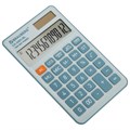 Калькулятор карманный BRAUBERG CX-102C-BL (76x126 мм), 12 разрядов, двойное питание, ГОЛУБОЙ, 272649 272649