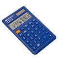 Калькулятор карманный BRAUBERG CX-102C-BU (76x126 мм), 12 разрядов, двойное питание, СИНИЙ, 272648 272648