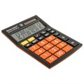 Калькулятор настольный BRAUBERG ULTRA COLOR-12-BKRG (192x143 мм), 12 разрядов, двойное питание, ЧЕРНО-ОРАНЖЕВЫЙ, 250499 250499