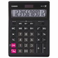 Калькулятор настольный CASIO GR-12-W (209х155 мм), 12 разрядов, двойное питание, черный, европодвес, GR-12-W-EP 250380