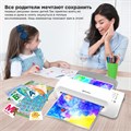 Ламинатор BRAUBERG SILVER MAX A4, толщина пленки 60-200 мкм, скорость 32 см/мин., 532624 532624