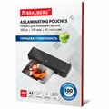 Пленки-заготовки для ламинирования МАЛОГО ФОРМАТА, А5, КОМПЛЕКТ 100 шт., 100 мкм, BRAUBERG, 530805 530805