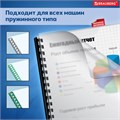 Обложки пластиковые для переплета, А4, КОМПЛЕКТ 100 шт., 150 мкм, матово-прозрачные, BRAUBERG, 532160 532160