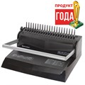 Переплетная машина для пластиковой пружины BRAUBERG B12, пробивает до 12 листов, сшивает до 450 листов, 530959 530959