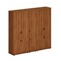 Шкаф комбинированный высокий (закрытый + закрытый узкий + закрытый) 1386