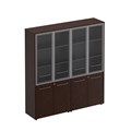 Шкаф комбинированный высокий (стекло + стекло) 122958
