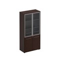 Шкаф со стеклянными дверями высокий 122955